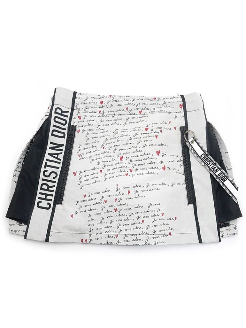 Dior Amour Nylon Skirt Culottes White